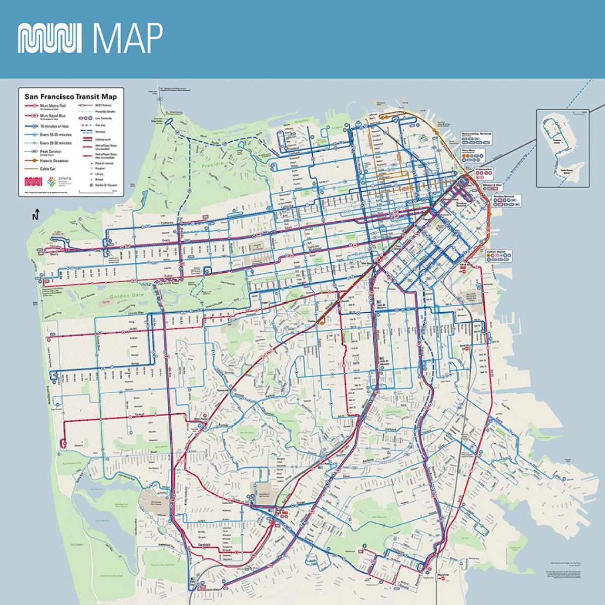 San Francisco Muni karti