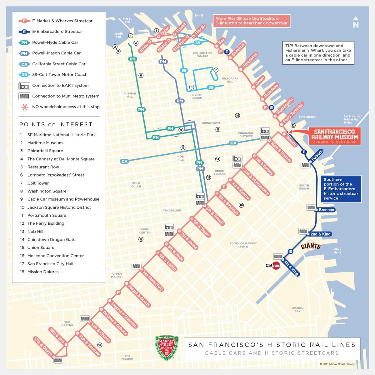 U san Franciscu apple kartici raspored auto