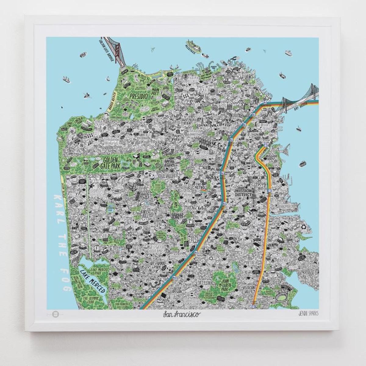 Karta San Francisco umjetnosti