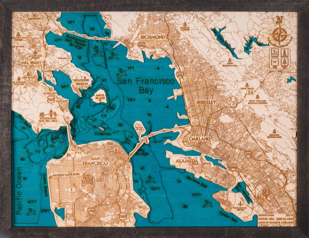 Karta San Francisco drva
