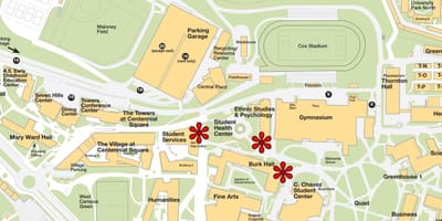 San Francisco state university na karti