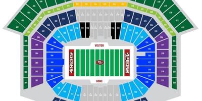 Karta 49ers i parking 