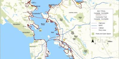 San Francisco Bay Trail kartica
