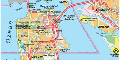 Karta grada East Bay 