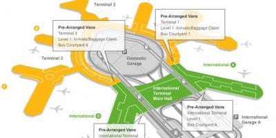 Karta San Francisco airport preuzimanja prtljage 