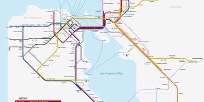 Metro San Francisco kartica