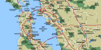 Putovanje u San Francisco na karti