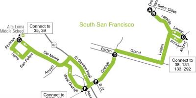 Karta San Francisco osnovne škole
