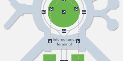 Karta fsr-a zračna luka terminal 1