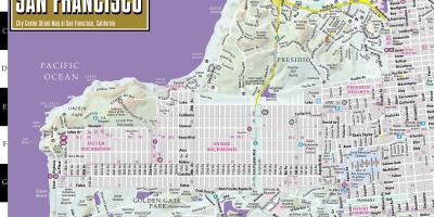 Mapa ulica San Francisco