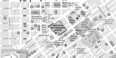 Karta Вестфилд San Francisco