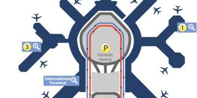 San Francisco airport гейта karti